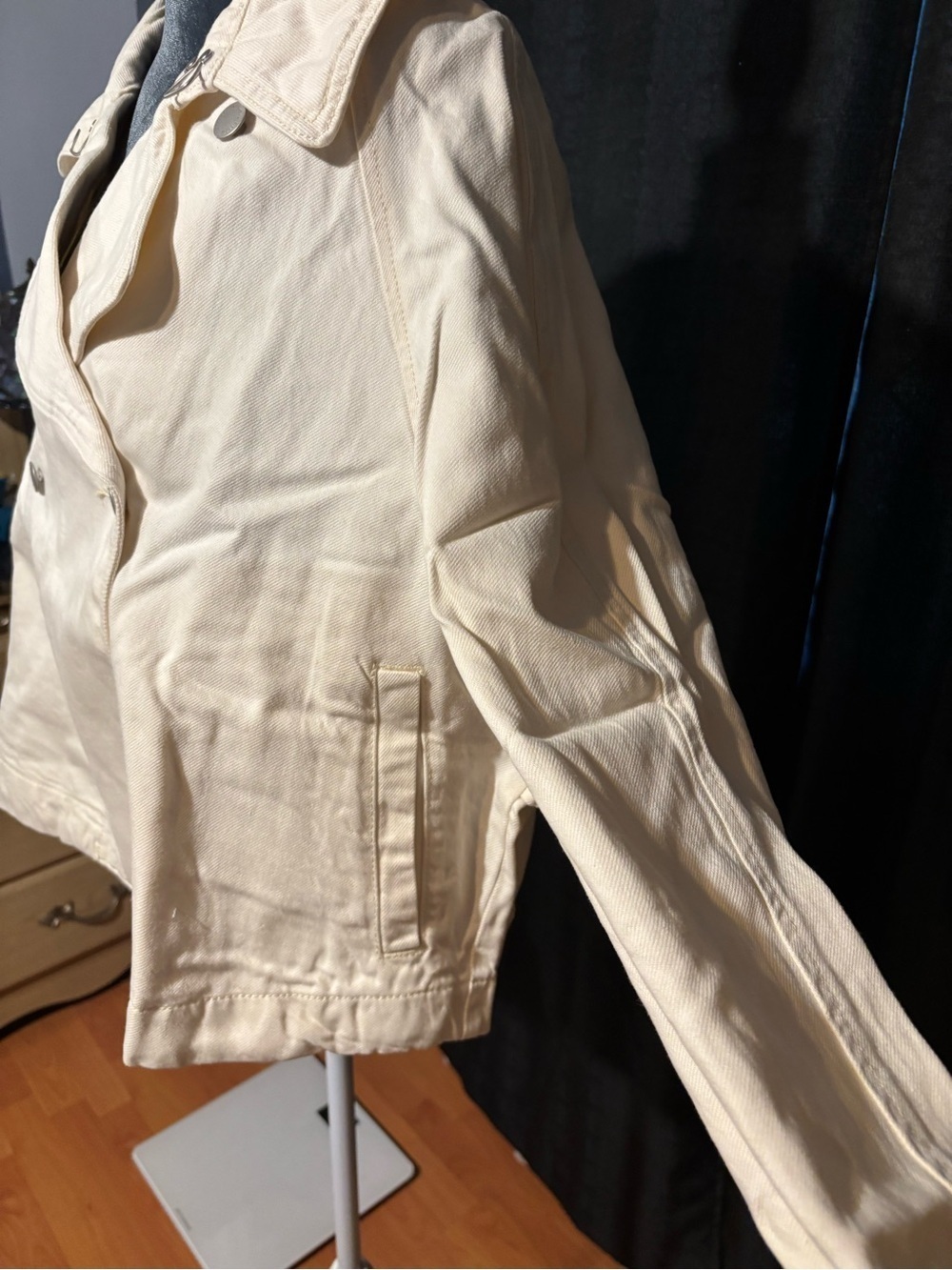 Universal Thread Off-White Double-Breasted jacket - Picture 3 of 10